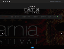Tablet Screenshot of narniafestival.com